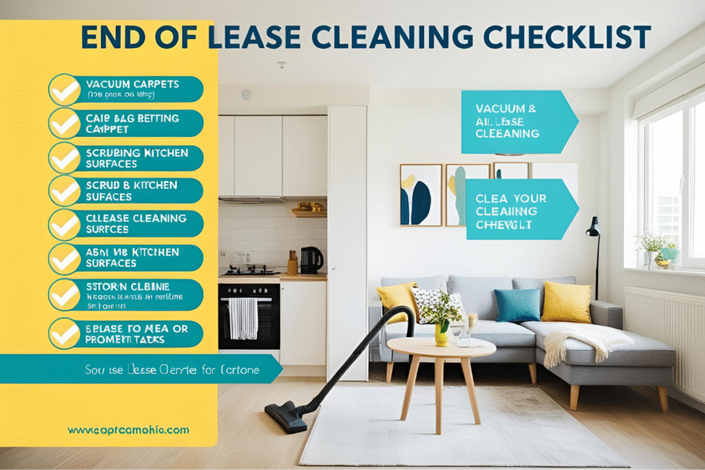 end of lease cleaning checklist